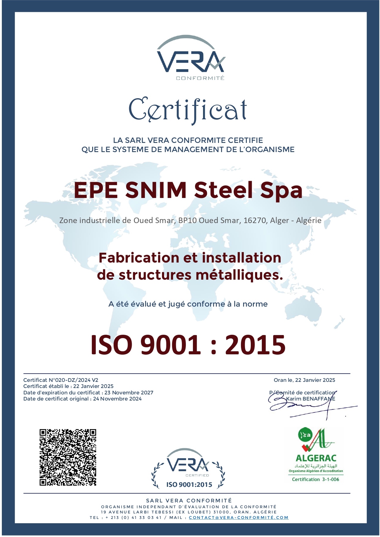 certificat image