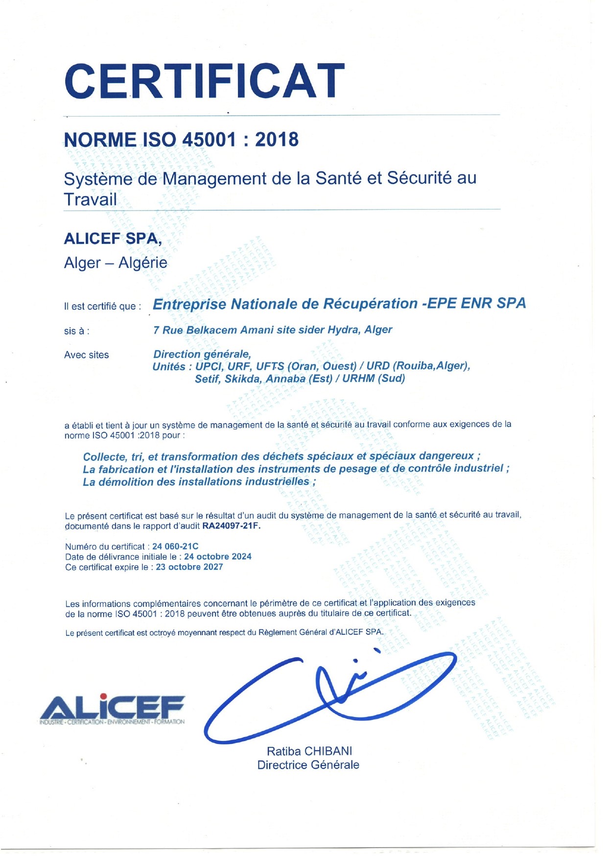 certificat image