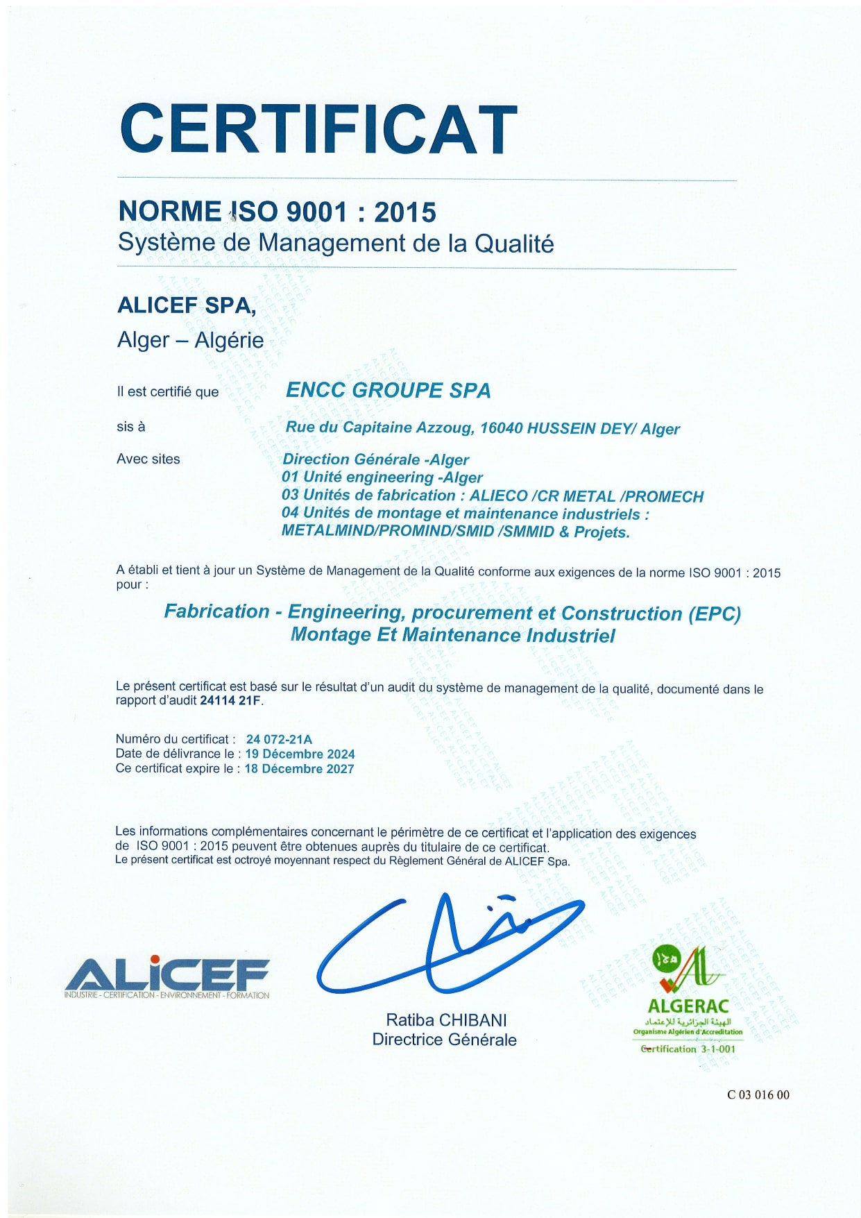 certificat image